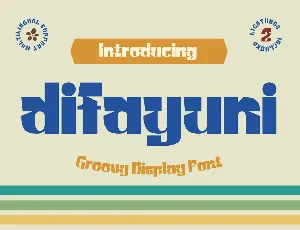 Difayuni font