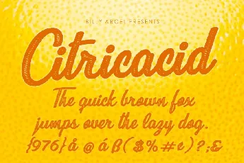 Citricacid font