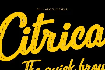 Citricacid font