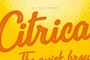 Citricacid font