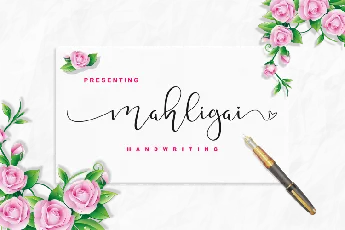 Mahligai Calligraphy font