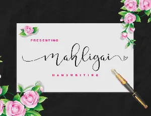 Mahligai Calligraphy font