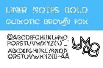 Liner Notes font