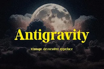 Antigravity font