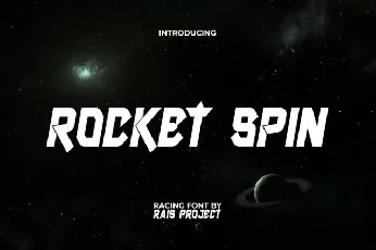 Rocket Spin font