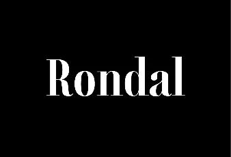 Rondal Modern Serif Family font