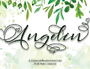 Angelin font