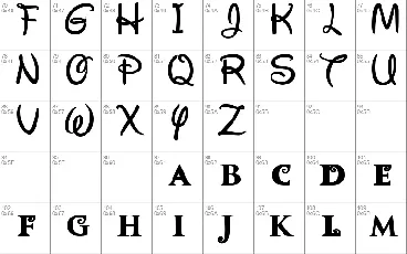 Descendants font