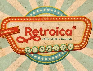 Retroica font