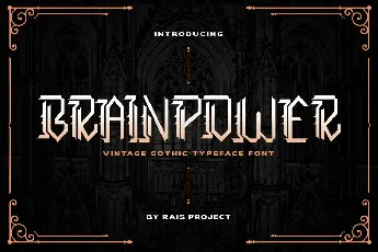 Brainpower Demo font