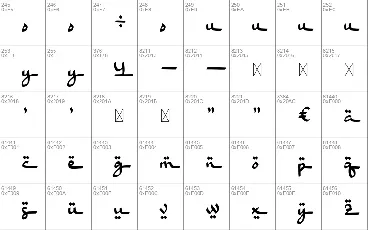 Humna font