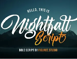 Nightfall font