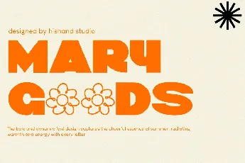 MARY GOODS font