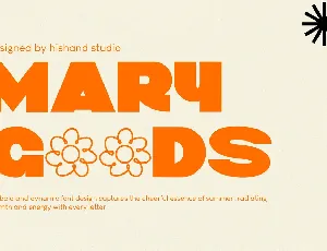 MARY GOODS font