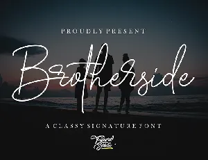 Brotherside Signature font