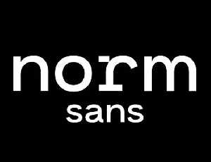 Norm Sans Family font