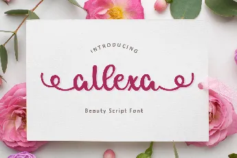 Allexa font