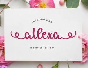 Allexa font