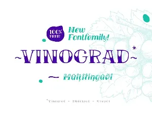 TM Vinograd Family font