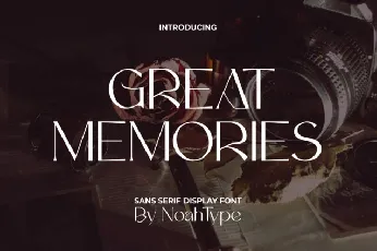 Great Memories font