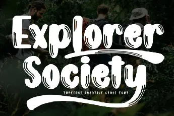 Explorer Society font