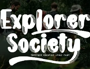 Explorer Society font