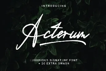 Acterum font