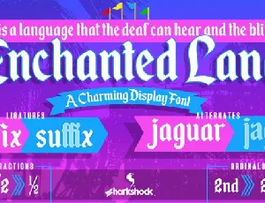 Enchanted Land font