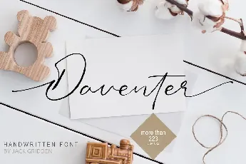 DaventerPersonalUse font