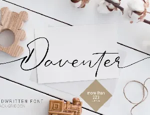 DaventerPersonalUse font