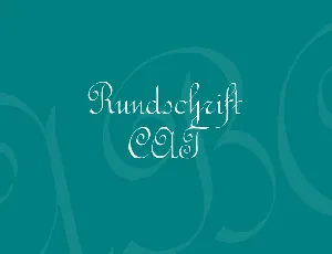 Rundschrift CAT font