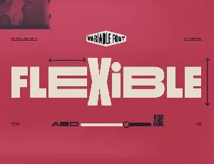 Flexible font