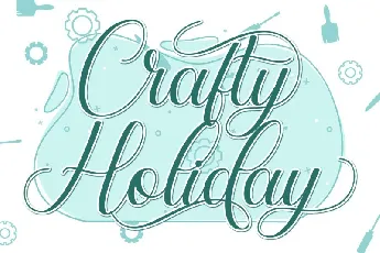 Crafty Holiday font