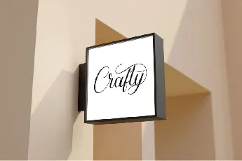 Crafty Holiday font