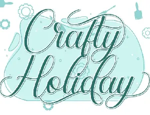 Crafty Holiday font