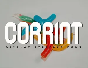 Corrint font