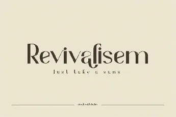 Revivalisem Sans Serif font