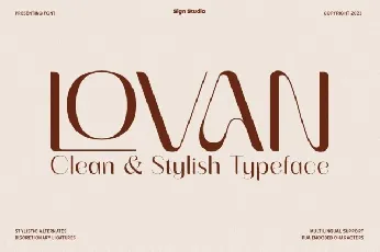 Lovan font