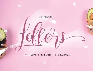 Loffers Calligraphy Script font