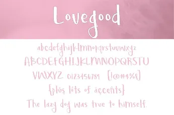 Lovegood Free font