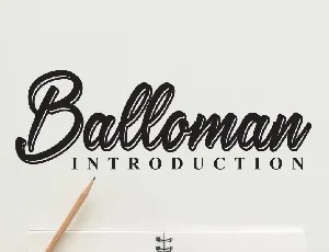 Balloman font