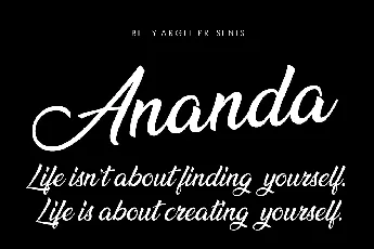 Ananda Family font