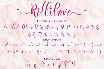 Rillilove font