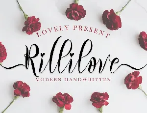 Rillilove font