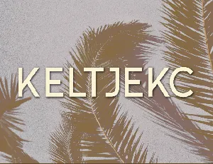 Keltjekc font