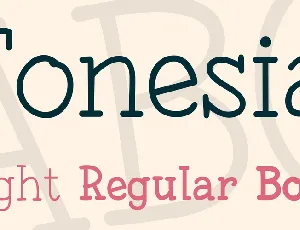 Fonesia font