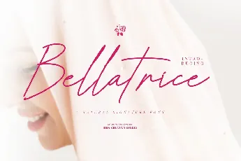 Bellatrice Personal Use font