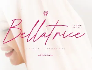 Bellatrice Personal Use font