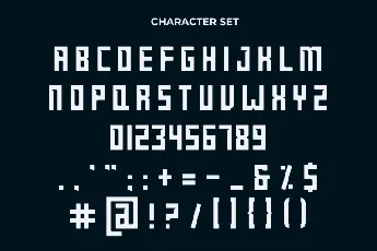 Featuristic techno font