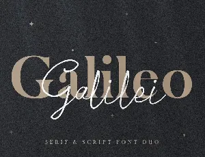 Galileo Galilei Duo font